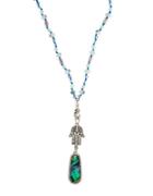 Lonna & Lilly Semi-precious Stone Removable Pendant Necklace