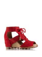 Sorel Joanie Lace Suede Wedge Sandals