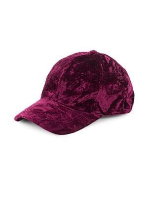 Collection 18 Crushed Velvet Baseball Cap