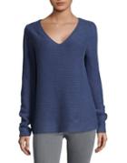 Joan Vass Eclipse Cotton Sweater