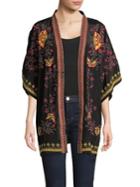 Context Embroidered Floral Cardigan