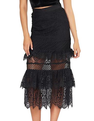 Kendall + Kylie Tiered Lace Skirt