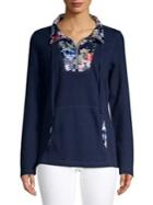 Tommy Bahama Aruba Loerna Leis Half-zip Sweater
