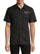 Lucky Brand Graphic Button-down Shirt