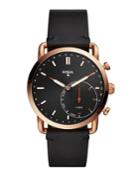 Fossil Commuter Leather Hybrid Smart Watch