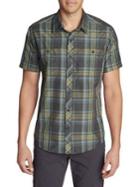 Eddie Bauer Greenpoint Plaid Short-sleeve Shirt