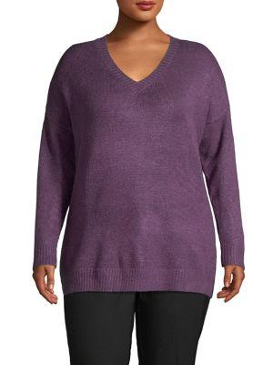 Lord & Taylor Petite V-neck Sweater