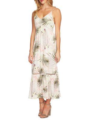 Cece Soft Palms Maxi Dress