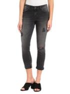 Mavi Alissa Ripped High-rise Ankle Jeans