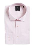 Strellson Santo Slim-fit Grid-stitch Dress Shirt