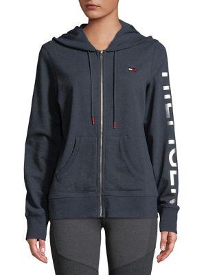 Tommy Hilfiger Logo Graphic Zip Hoodie
