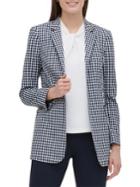 Tommy Hilfiger Gingham-print Open Jacket