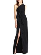 Aidan By Aidan Mattox One-shoulder Dress