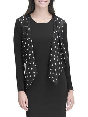 Tommy Hilfiger Pretty Women Dot Cascade Shrug