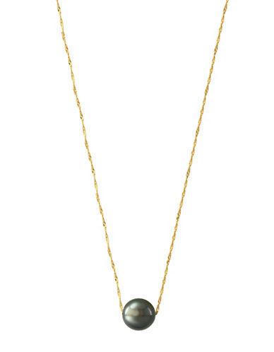 Effy Tahitian Pearl & 14k Yellow Gold Necklace