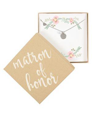 Cathy's Concepts Wedding Party Matron Of Honor Pearl Charm Bracelet