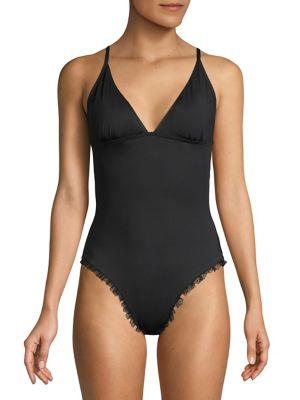 Mandalay Ruffled Lace 1-piece Swimsuit