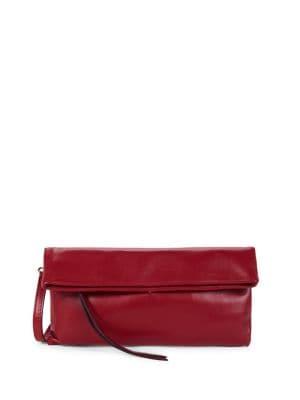Gianni Chiarini Cherry Leather Clutch