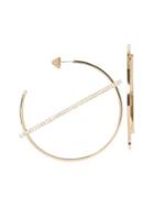 Vince Camuto Diagonal Bisected Hoops Earrings