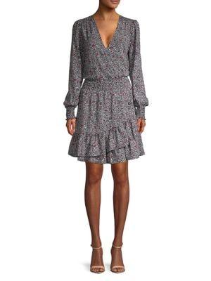 Michael Michael Kors Ruffled Floral Dress