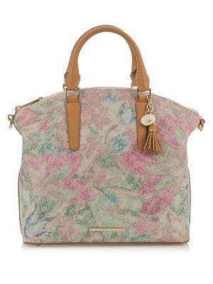 Brahmin Large Multicolored Leather Duxbury Satchel