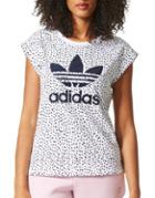 Adidas Printed Roll-up Cotton Tee