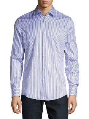 Hugo Kenno Striped Button Down Shirt