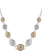 Lucky Brand Floral Openwork Necklace