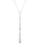 Nadri Dappled Crystal Y-necklace