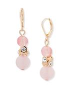 Anne Klein Crystal-embellished Drop Earrings