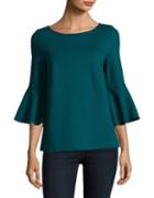 Lord & Taylor Knit Bell-sleeve Top