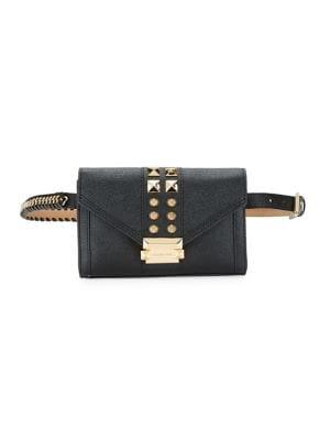 Michael Michael Kors Studded Leather Belt Bag