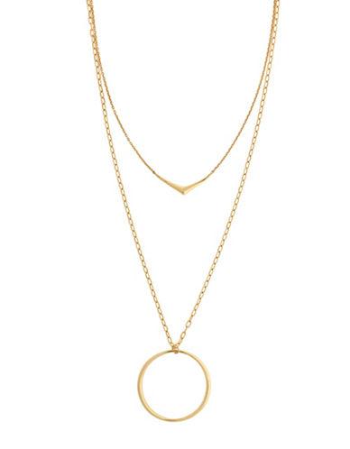 Botkier New York Round Double Layer Necklace