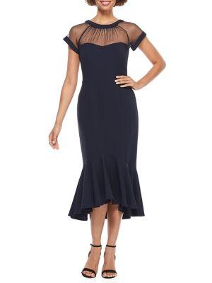 Maggy London Flounce A-line Dress
