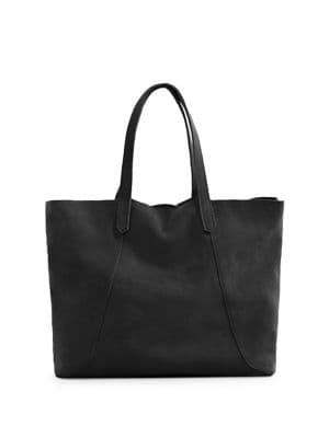 Mango Classic Suede Shopper Bag