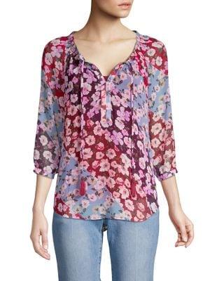 Daniel Rainn Floral-print Blouse