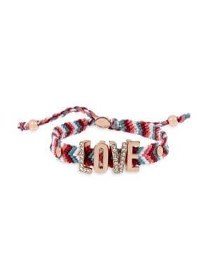 Bcbgeneration Love Affirmation Woven Friendship Bracelet