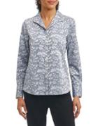Foxcroft Floral Button-down Shirt