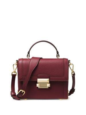 Michael Michael Kors Small Jayne Trunk Leather Satchel