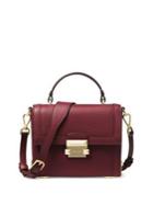Michael Michael Kors Small Jayne Trunk Leather Satchel