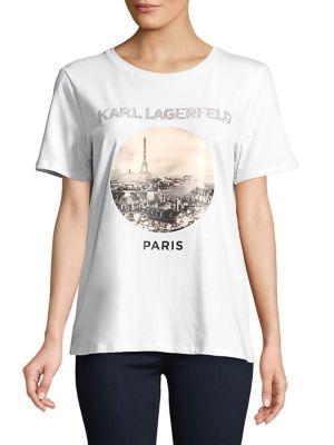 Karl Lagerfeld Paris Digital Paris Tee