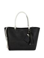 Calvin Klein Large Susan Leather Tote Bag