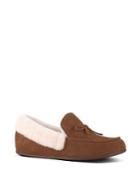 Fitflop Clara Shearling & Suede Moccasin Slippers
