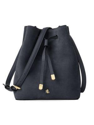 Lauren Ralph Lauren Mini Suede Drawstring Bag