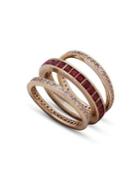 Ralph Lauren Crystal Stackable Rings