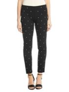 Karen Kane Faux Pearl Studded Piper Pants