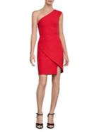 Bcbgmaxazria One-shoulder Mini Cocktail Dress
