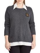 Lauren Ralph Lauren Plus Classic Textured Sweater