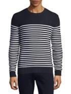 Black Brown Block Stripe Sweater