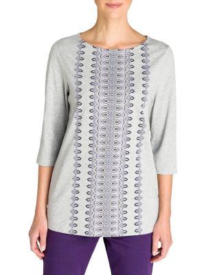 Olsen Cosy Mood Vertical Pano Cotton Top